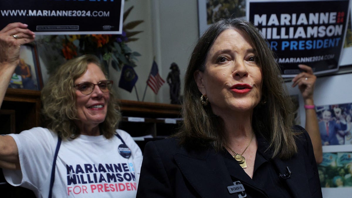 Marianne Williamson returns to presidential race, saying Biden is